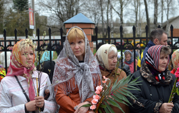 Вербное Воскресение в приходах Борисовского благочиния