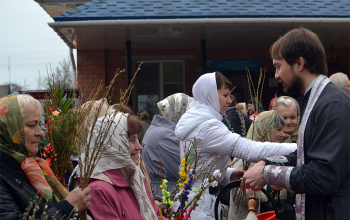Вербное Воскресение в приходах Борисовского благочиния