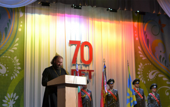 Протоиерей Тюхлов поздравил воинов 140-й зенитно-ракетной бригады с юбилеем