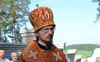 Епископ Борисовский Вениамин освятил храм в честь святого Георгия Победоносца