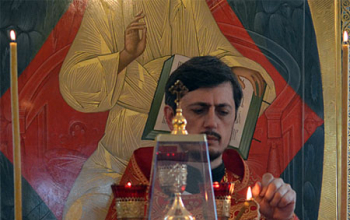 Епископ Борисовский Вениамин освятил храм в честь святого Георгия Победоносца