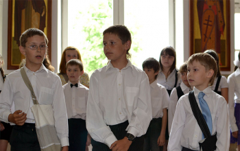 Пасха 2013: Детский пасхальный концерт в храме Рождества Христова