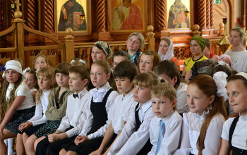 Пасха 2013: Детский пасхальный концерт в храме Рождества Христова