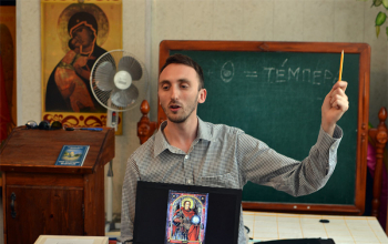 В храме Рождества Христова прошла культурно-образовательная программа «Архангел Михаил, Грозных сил воевода»