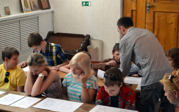 В храме Рождества Христова прошла культурно-образовательная программа «Архангел Михаил, Грозных сил воевода»