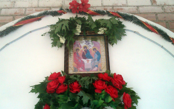 Дзень Святой Троіцы ў Свята-Мікалаеўскай царкве в.Вялікая Ухалода