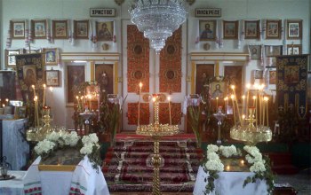 Дзень Святой Троіцы ў Свята-Мікалаеўскай царкве в.Вялікая Ухалода