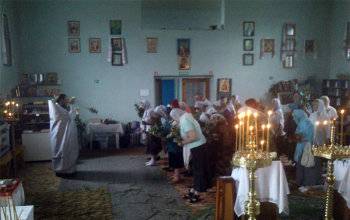 Дзень Святой Троіцы ў Свята-Мікалаеўскай царкве в.Вялікая Ухалода