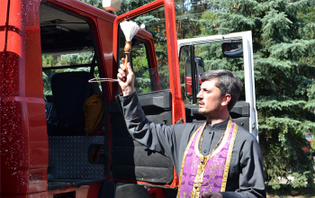 Протоиерей Александр Вербило выступил на дне информирования в районном отделе по ЧС