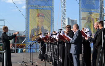 Православные Борисова на праздновании 1025-летия Крещения Руси в Минске