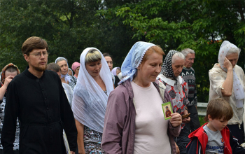 Из Свято-Воскресенского собора в Богоявленскую часовню перенесена икона святой блаженной Манефы Гомельской
