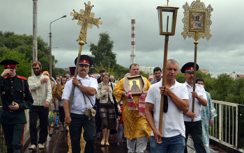 Из Свято-Воскресенского собора в Богоявленскую часовню перенесена икона святой блаженной Манефы Гомельской