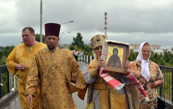 Из Свято-Воскресенского собора в Богоявленскую часовню перенесена икона святой блаженной Манефы Гомельской