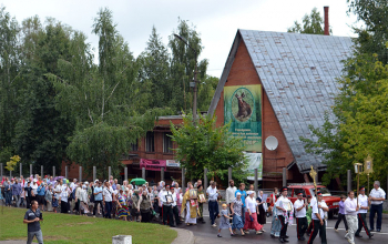Из Свято-Воскресенского собора в Богоявленскую часовню перенесена икона святой блаженной Манефы Гомельской
