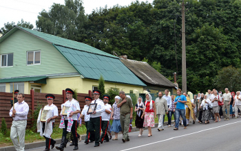Из Свято-Воскресенского собора в Богоявленскую часовню перенесена икона святой блаженной Манефы Гомельской