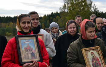 Освящение храма-часовни в д. Юзефово