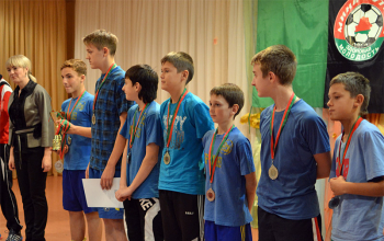 Награждение победителей Покровского мини-футбольного турнира