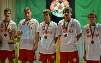 Награждение победителей Покровского мини-футбольного турнира