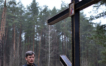 Освящение креста в д. Костюки