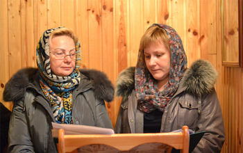 Престольный праздник в часовне в д.Замошье