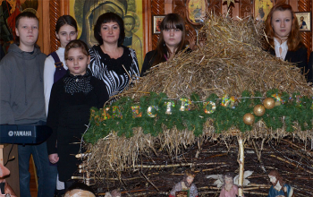 Рождество Христово 2014: Учащиеся детской Воскресной школы на Рождественских мероприятиях