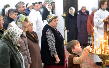 В канун Рождества совершено малое освящение Свято-Воскресенского кафедрального собора