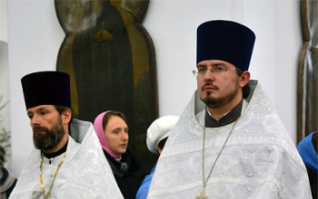 В канун Рождества совершено малое освящение Свято-Воскресенского кафедрального собора