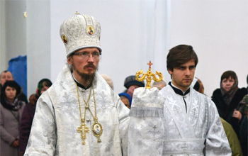 В канун Рождества совершено малое освящение Свято-Воскресенского кафедрального собора