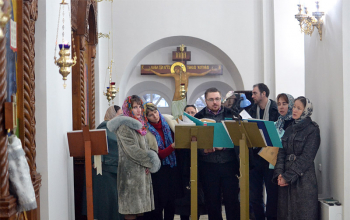 В канун Рождества совершено малое освящение Свято-Воскресенского кафедрального собора