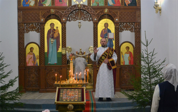 В канун Рождества совершено малое освящение Свято-Воскресенского кафедрального собора