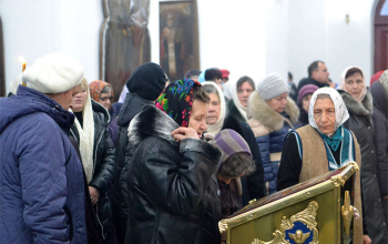 В канун Рождества совершено малое освящение Свято-Воскресенского кафедрального собора