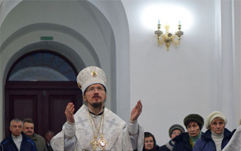 В канун Рождества совершено малое освящение Свято-Воскресенского кафедрального собора