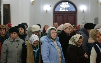 В канун Рождества совершено малое освящение Свято-Воскресенского кафедрального собора