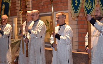 Праздничное Рождественское богослужение в храме Рождества Христова