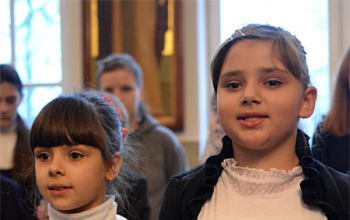 Рождество 2014: Детский концерт в храме Рождества Христова