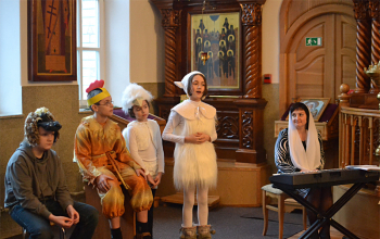 Рождество 2014: Детский концерт в храме Рождества Христова