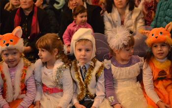 Рождество 2014: Детский концерт в храме Рождества Христова