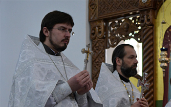 В Свято-Воскресенском соборе чествовали митрофорного протоиерея Иоанна Мисеюка