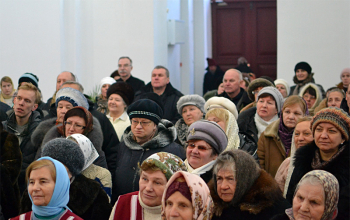 В Свято-Воскресенском соборе чествовали митрофорного протоиерея Иоанна Мисеюка