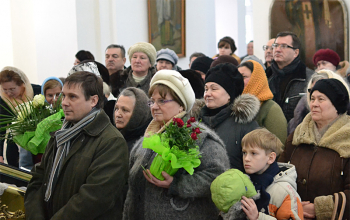В Свято-Воскресенском соборе чествовали митрофорного протоиерея Иоанна Мисеюка
