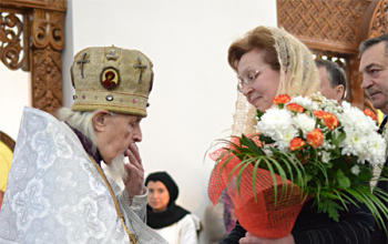 В Свято-Воскресенском соборе чествовали митрофорного протоиерея Иоанна Мисеюка