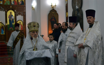 В Свято-Воскресенском соборе чествовали митрофорного протоиерея Иоанна Мисеюка
