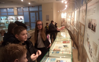 День православной книги-2014: Экскурсия детской воскресной школы из Печей в Национальную библиотеку