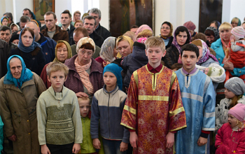 Владыка Вениамин в день Иоанна Лествичника возглавил Литургию в Свято-Воскресенском соборе