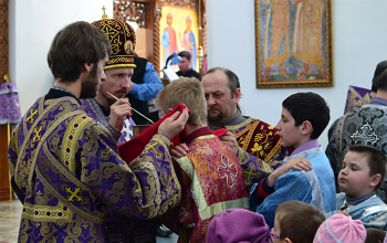 Владыка Вениамин в день Иоанна Лествичника возглавил Литургию в Свято-Воскресенском соборе