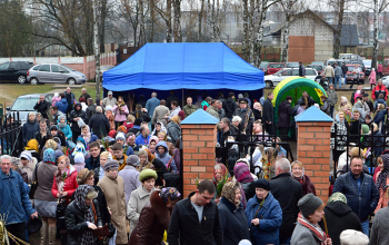 Вербное воскресенье в храмах Борисовского благочиния