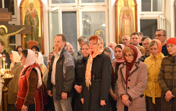 Пасхальные богослужения в храме Рождества Христова