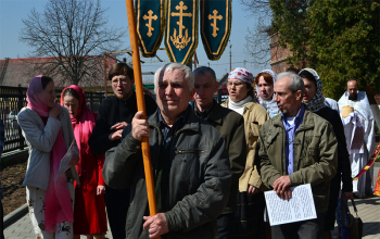 Епископ Борисовский Вениамин в понедельник Светлой седмицы возглавил Божественную литургию в Свято-Воскресенском соборе