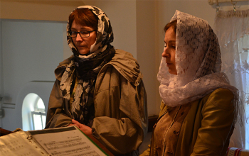 В Светлый четверг Епископ Борисовский Вениамин совершил Литургию в храме Рождества Христова