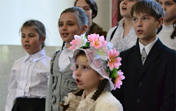 Детский пасхальный концерт в храме Рождества Христова